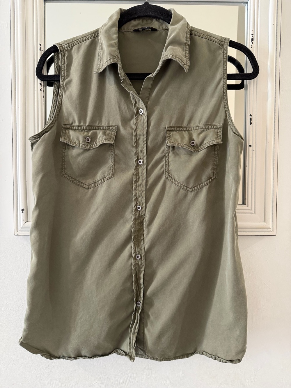 Buffalo David Bitton Sleeveless Button-Up